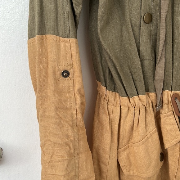 Color-block Utility Jacket (S) - Picture 3 of 5